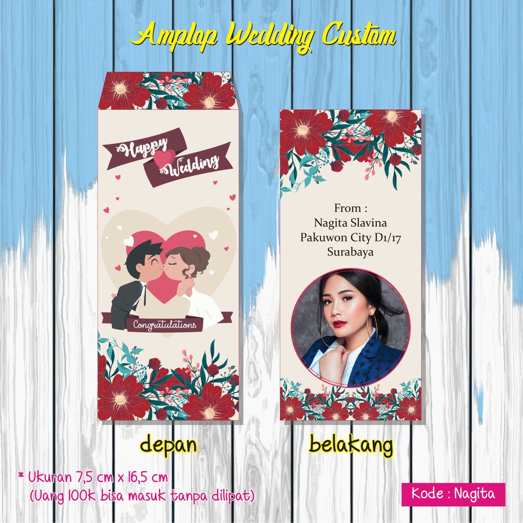 

WED-NAGITA AMPLOP WEDDING / AMPLOP KONDANGAN / AMPLOP CUSTOM