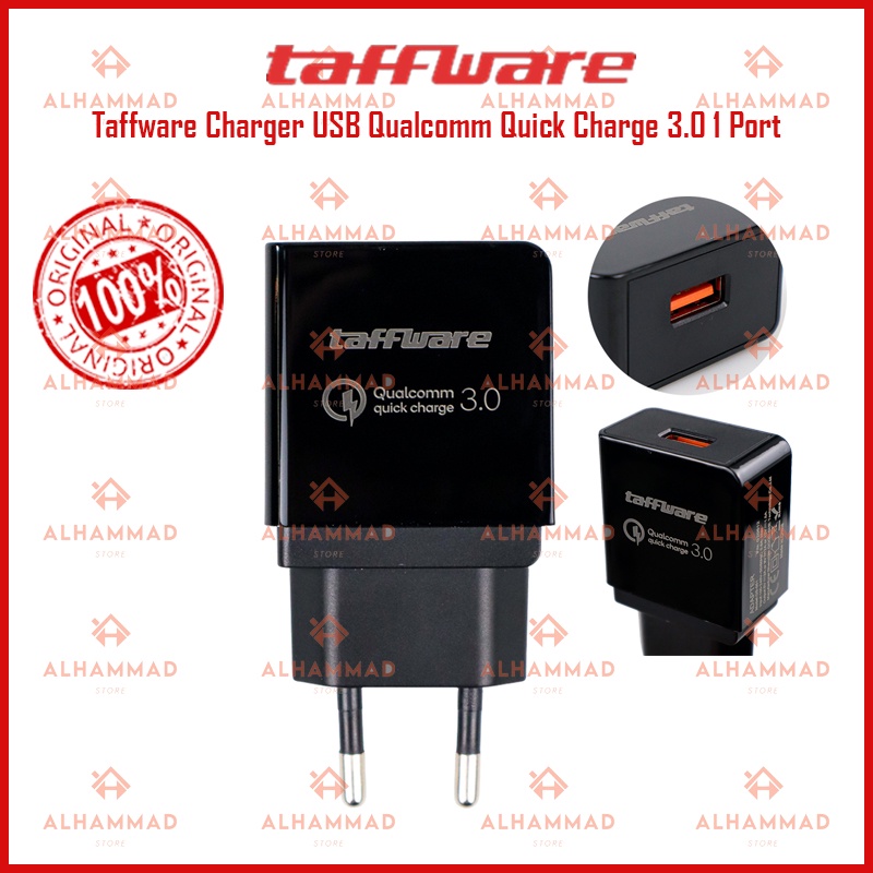 Taffware Charger USB Qualcomm Quick Charge 3.0 1 Port