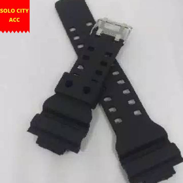 STRAP TALI JAM CASIO G-SHOCK GA-300 GA300 RUBBER STRAP CASIO G SHOCK GA 300 FREE PEN