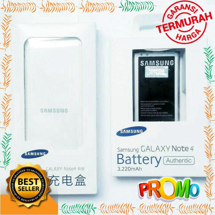 BATERAI + DESKTOP SAMSUNG GALAXY NOTE 4 ORIGINAL BATERAI