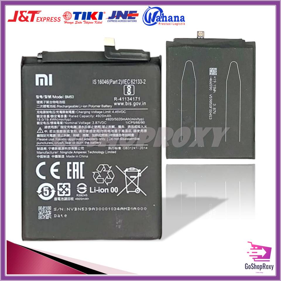 Baterai Battery Batre Xiaomi MI10T MI10T Pro MI 10T PRO BM53