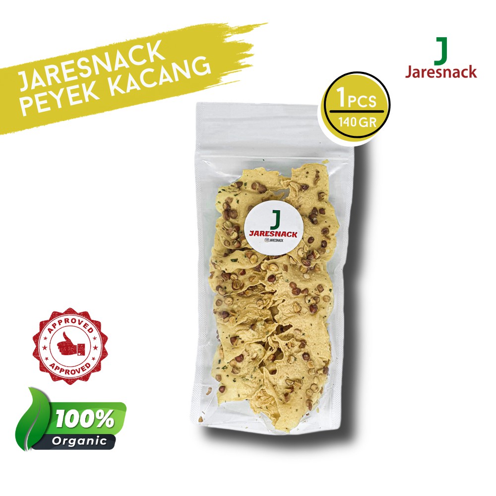 

KRIPIK PEYEK KACANG | REMPEYEK KACANG | MAKANAN RINGAN GURIH SEHAT MURAH non MSG by Jaresnack