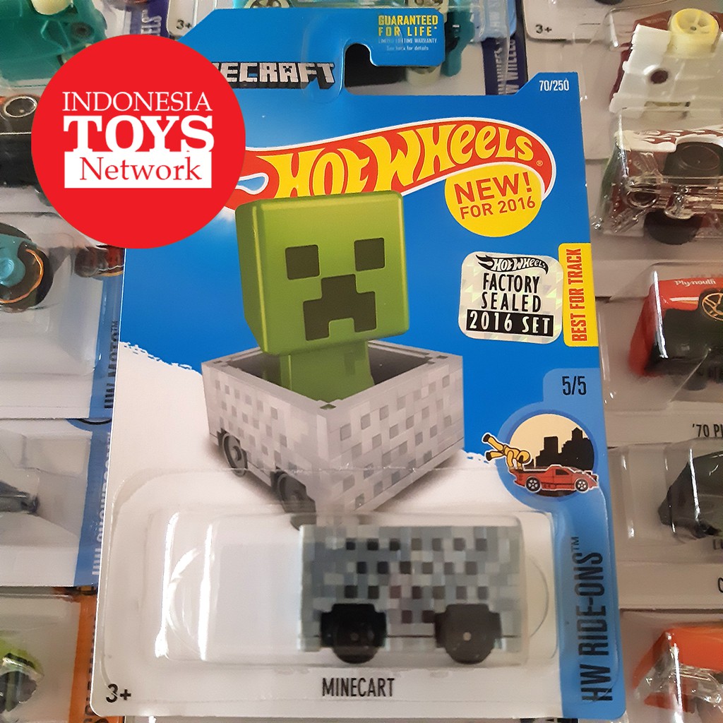 hot wheels minecart