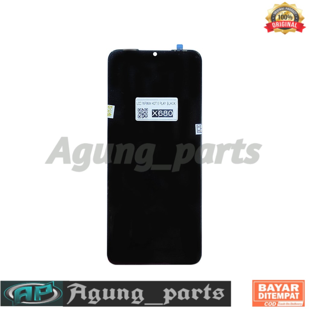 LCD INFINIX X680 HOT 9 PLAY LAYAR KACA