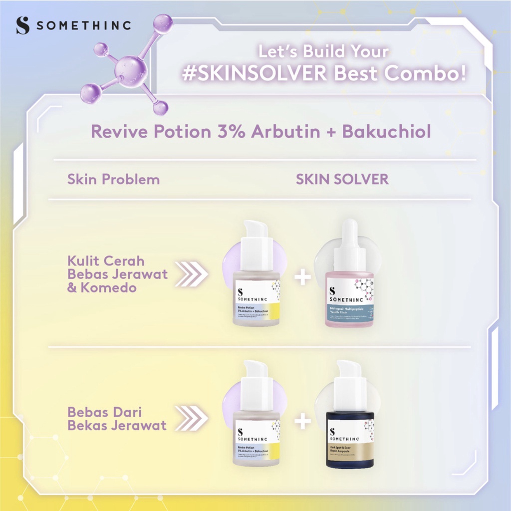 SOMETHINC Revive Potion 3% Arbutin + Bakuchiol Serum 20ml