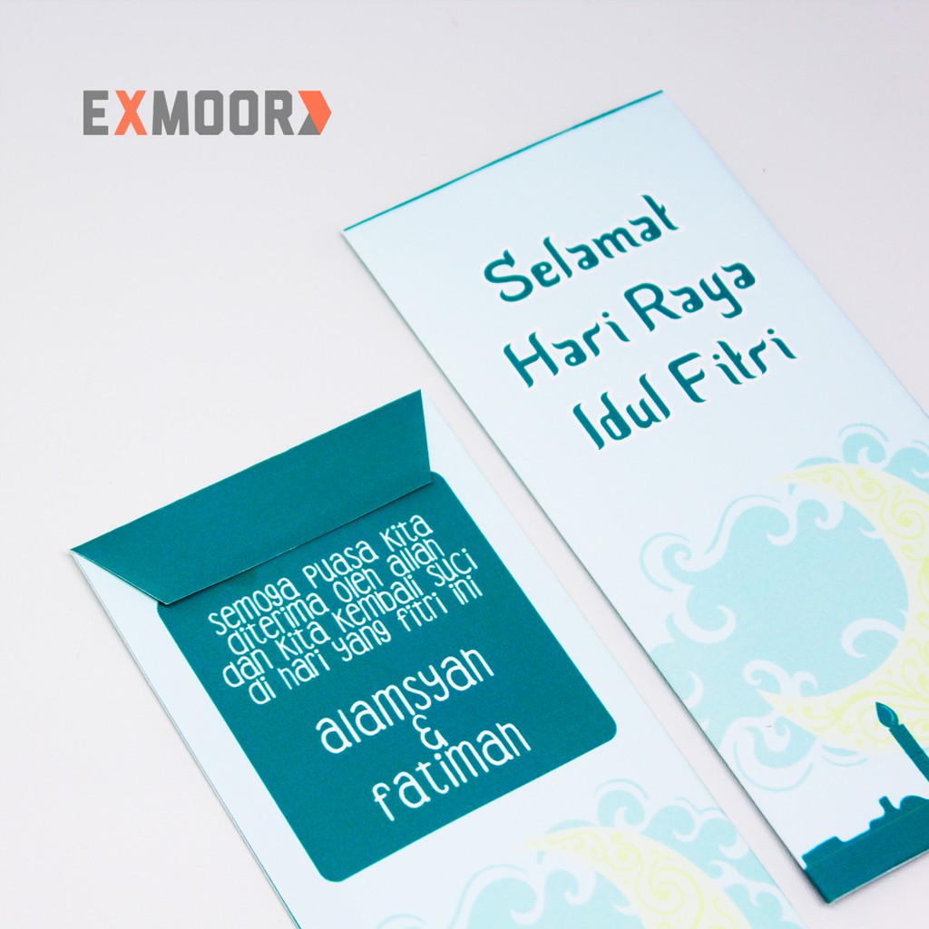 Angpao Lebaran Custom Nama Kode 05 Set 10 pcs
