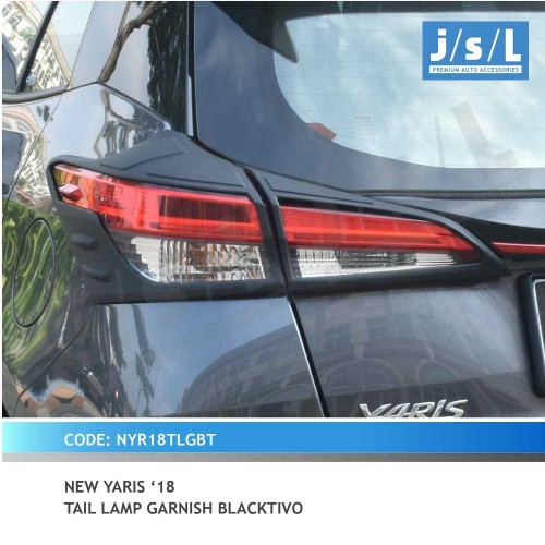 Garnis Lampu Belakang New Yaris 2018 Blacktivo