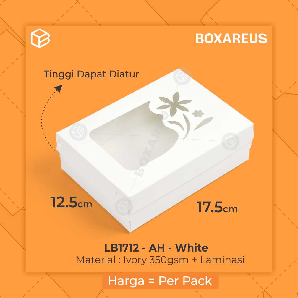 Box Wadah Thinwall Persegi Panjang Rectangle Packaging Kotak Makanan | LB1712 AH