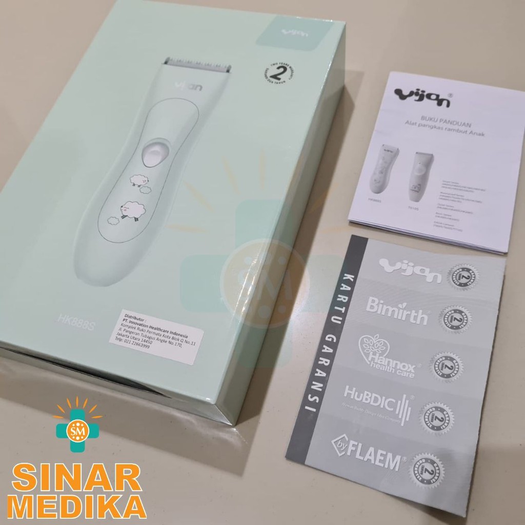 YIJAN HK888S - CUKUR RAMBUT ANAK &amp; BAYI ANTI AIR - PORTABLE KIDS BABY HAIR CLIPPER WATERPROOF