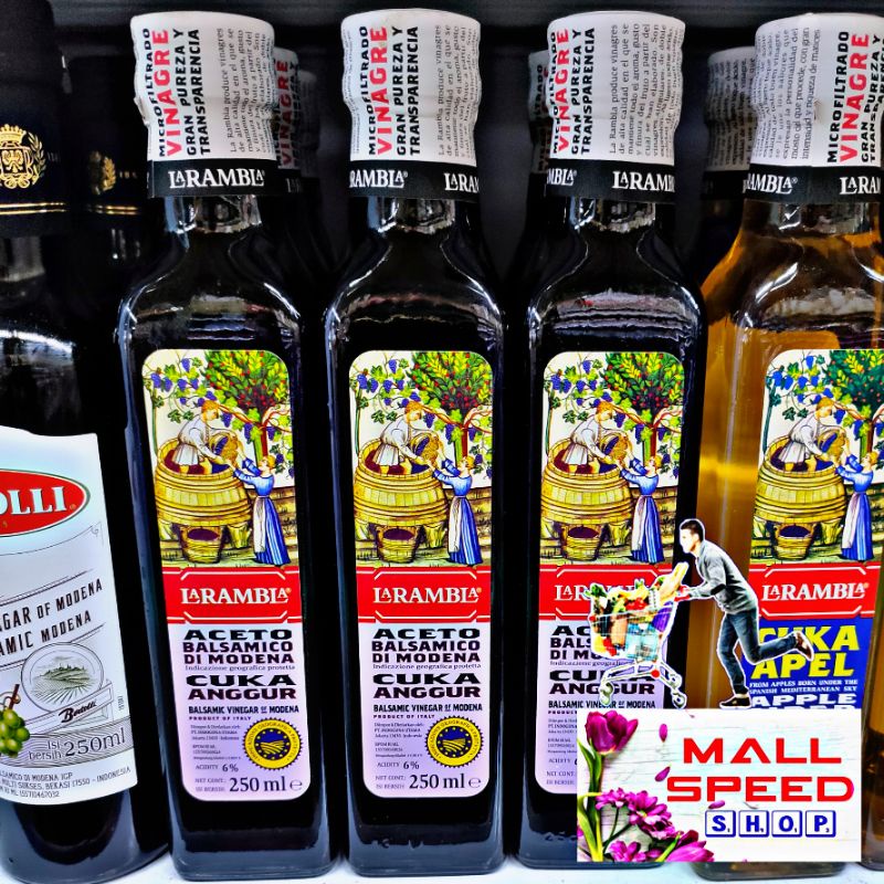 

La Rambla Balsamic Vinegar / Balsamic vinegar cuka anggur 250ml