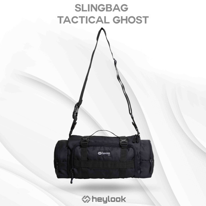 Duffle Bag Tactical Ghost Heylook Tas Selempang Pria - Travel Bag Pria