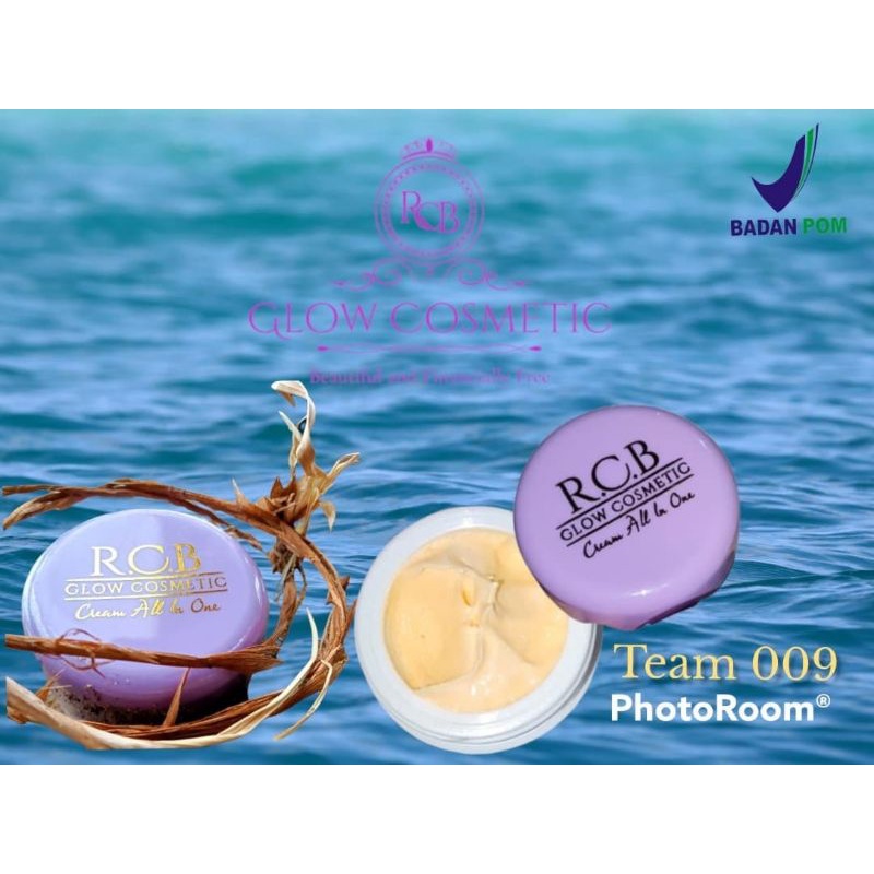 CREAM RCB GLOW PERAWATAN WAJAH ALL IN ONE SKINCARE COSMETIC PEMUTIH AMPUH MURAH ORIGINAL BPOM