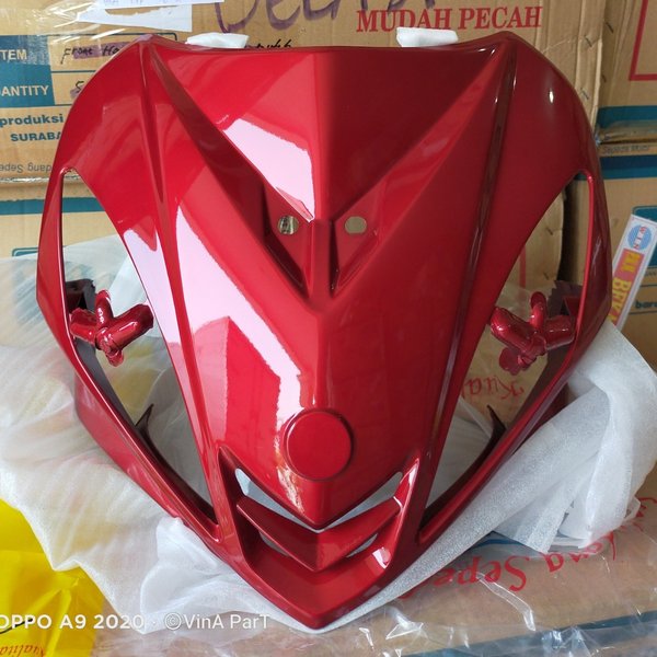 Cover Dasi Tameng Yamaha Juppiter MX Lama Warna Merah