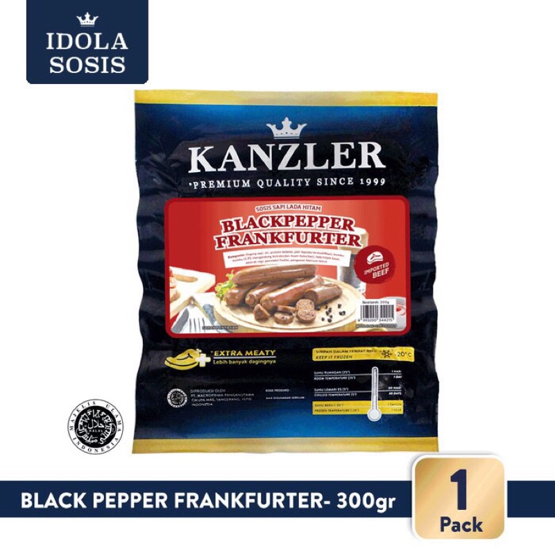 

Sosis Kanzler Blackaper Pedas/Sosis Kanzler 300gr