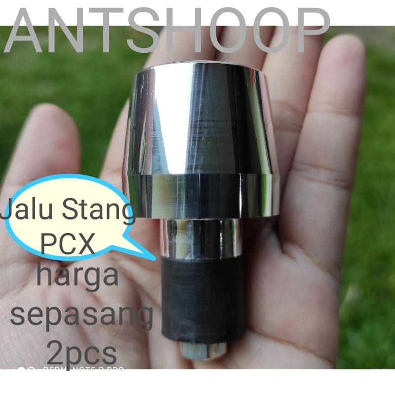 Jalu bandul stang universal model PCX wave kharisma Fu Supra warna chrome harga sepasang