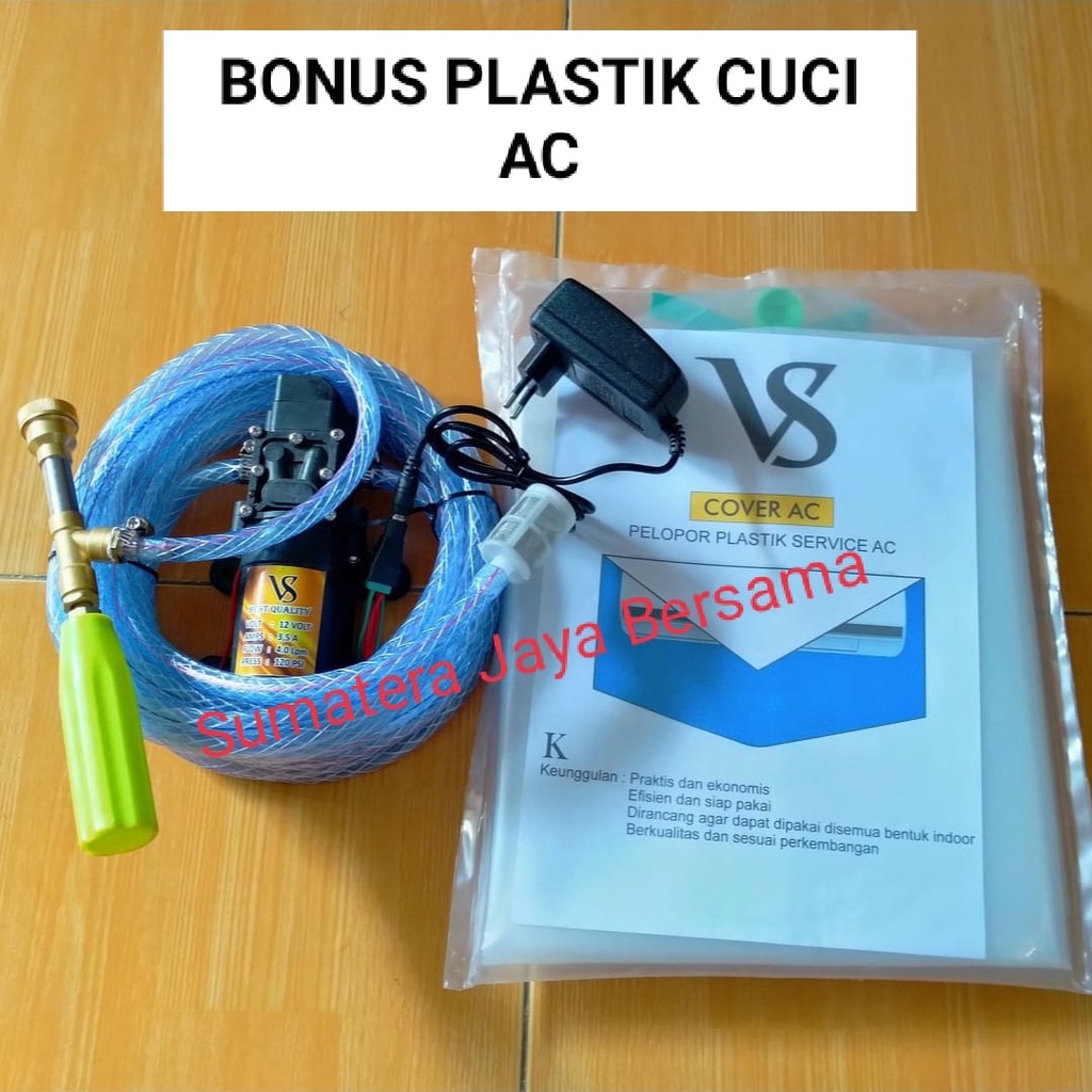 Alat steam Semprotan cuci ac Steam cuci motor mobil pompa DC 12 volt paket plastik cuci ac