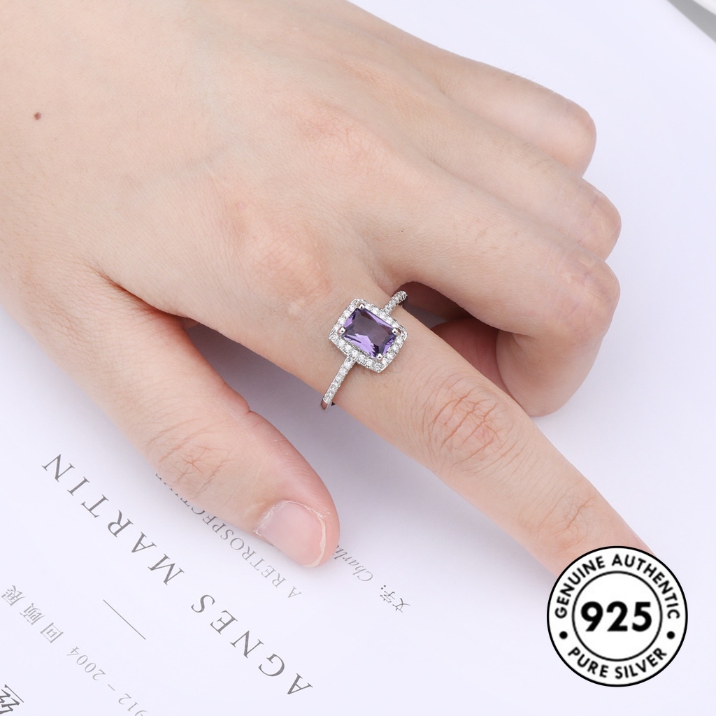 Cincin Sterling Silver 925 Gaya Klasik