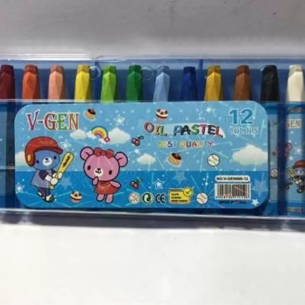 

Crayon / Oil Pastel Murah 12 Warna Murah