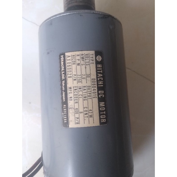 HITACHI MOTOR Dc Type D06D401E 30V 42W 2750Rpm