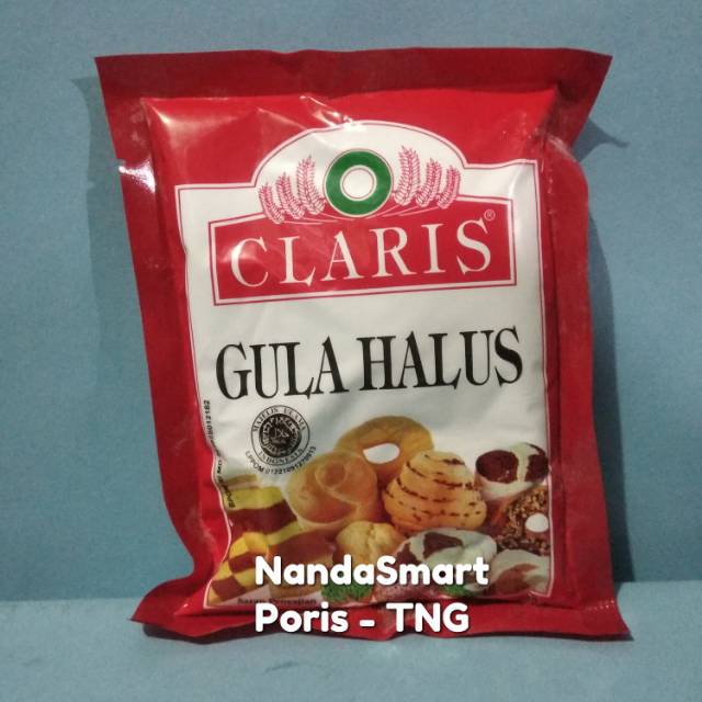 

Gula halus Claris 250 gram