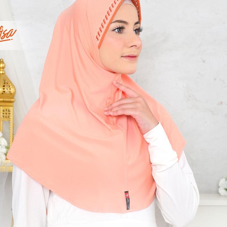 ➽ Nafisa Minang Bordir - Hijab Instan Bergo ➪