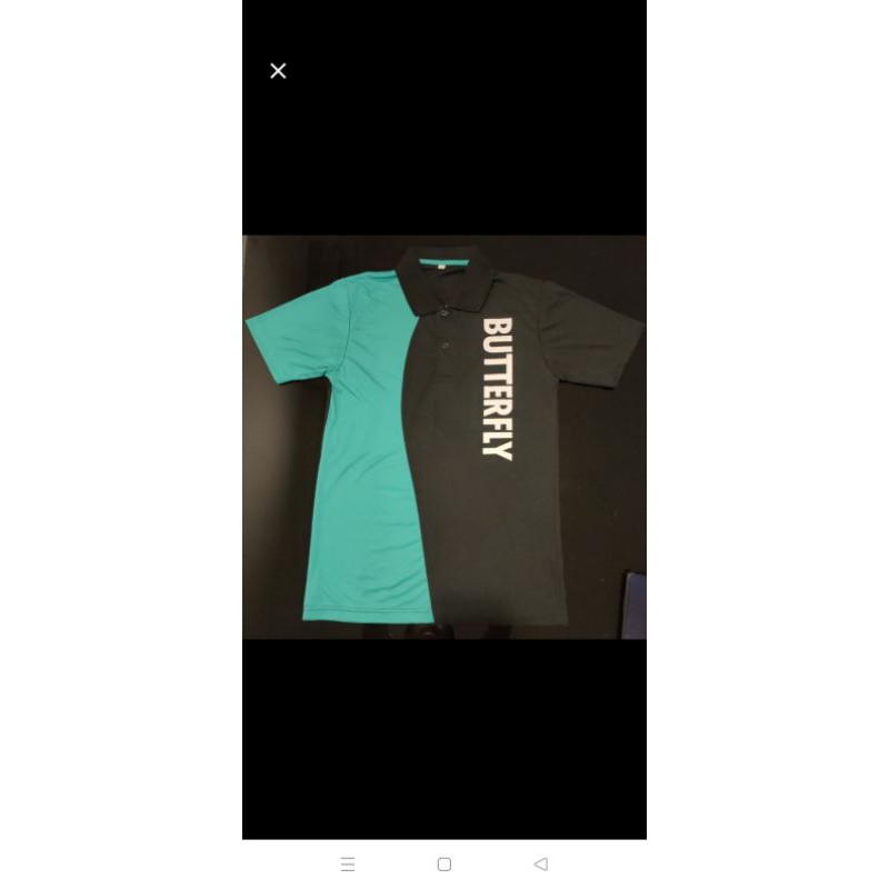 Butterfly Shirt Kerah Dry Fit