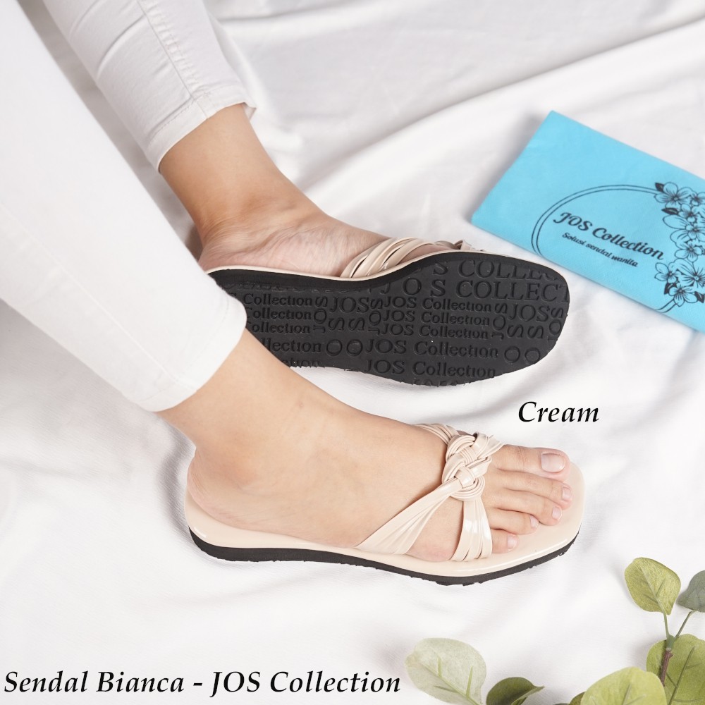 Sandal Wedges Wanita Model Selop - Bianca by JOS Collection