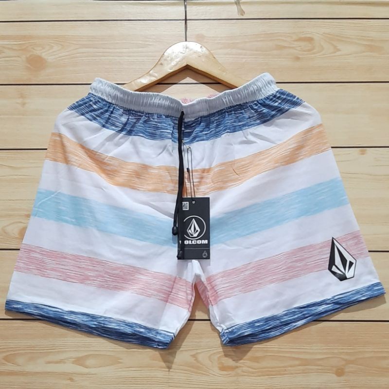 PRODUK PREMIUM Celana Boxer Distro BM Branded TERBAIK CELANA PANTAI PENDEK VOLCOM X768