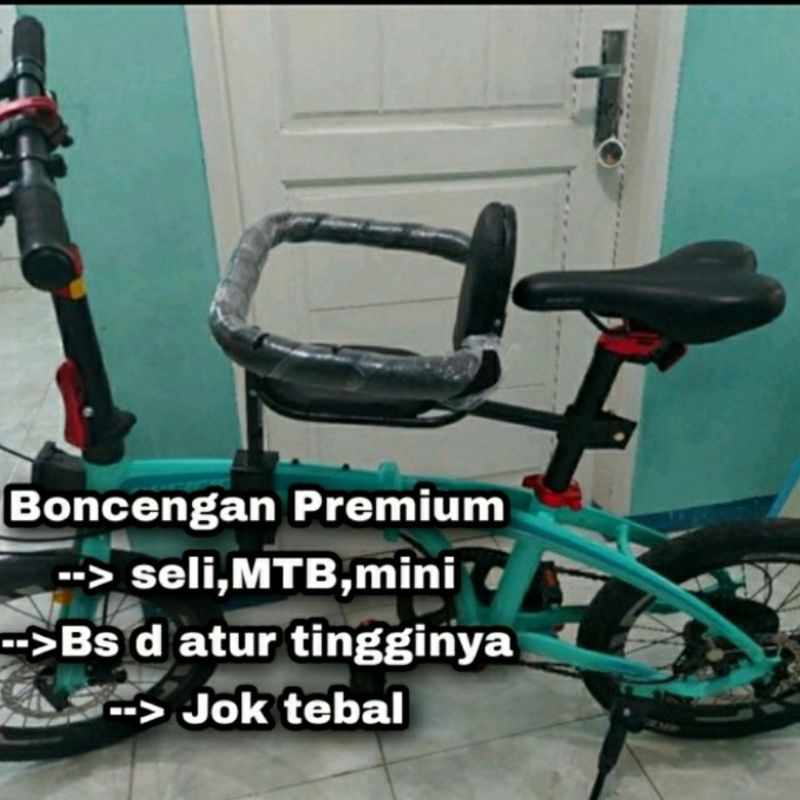 BONCENGAN SEPEDA LIPAT/BONCENGAN DEPAN SEPEDA LIPAT