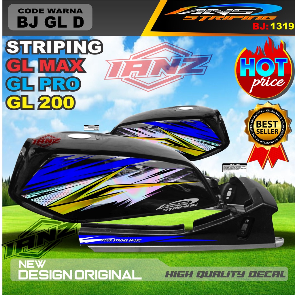 BISA COD STRIPING GL PRO GL MAX HOLOGRAM / STRIPING GL PRO MAX VARIASI HOLOGRAM / STRIPING GL 2000