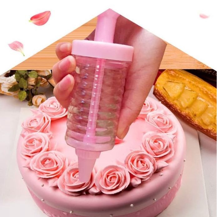 Cake Decoration Set Spuit Alat Hias Kue 8 in 1 Motif Kue Ulang Tahun