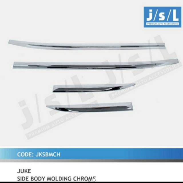 List body samping Nissan Juke chrome/ side molding chrome jsl