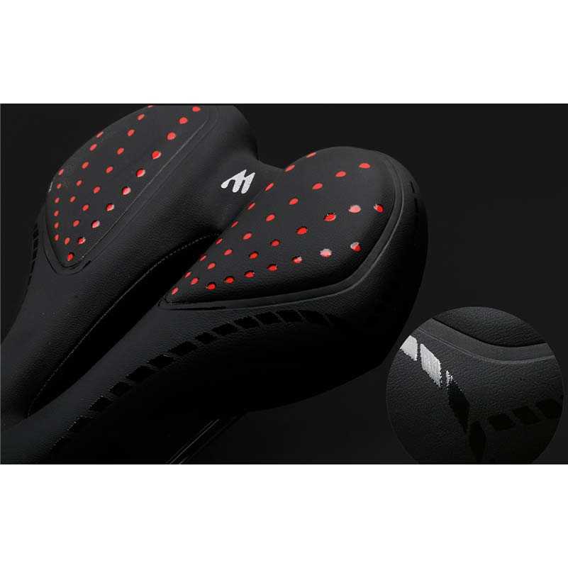 Jok Sadel Sepeda Saddle Silicone Gel Cushion PU / Jok Sadel Sedel Sadle Speda Sepeda Empuk Lipat Anak Gel Bmx Mtb Ontel Gunung Roadbike Fixie Balap Anak Onthel Rockbros Carbon Empuk Gel Lebar Tebal Dewasa / Jok Sadel Sepeda Balap Empuk