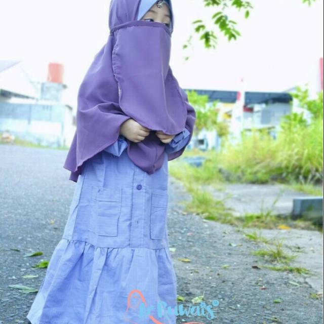 Gamis Anak Cadar Syari by Arruwais