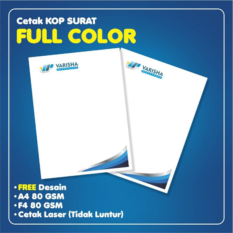 

Cetak Kop Surat Fullcolor