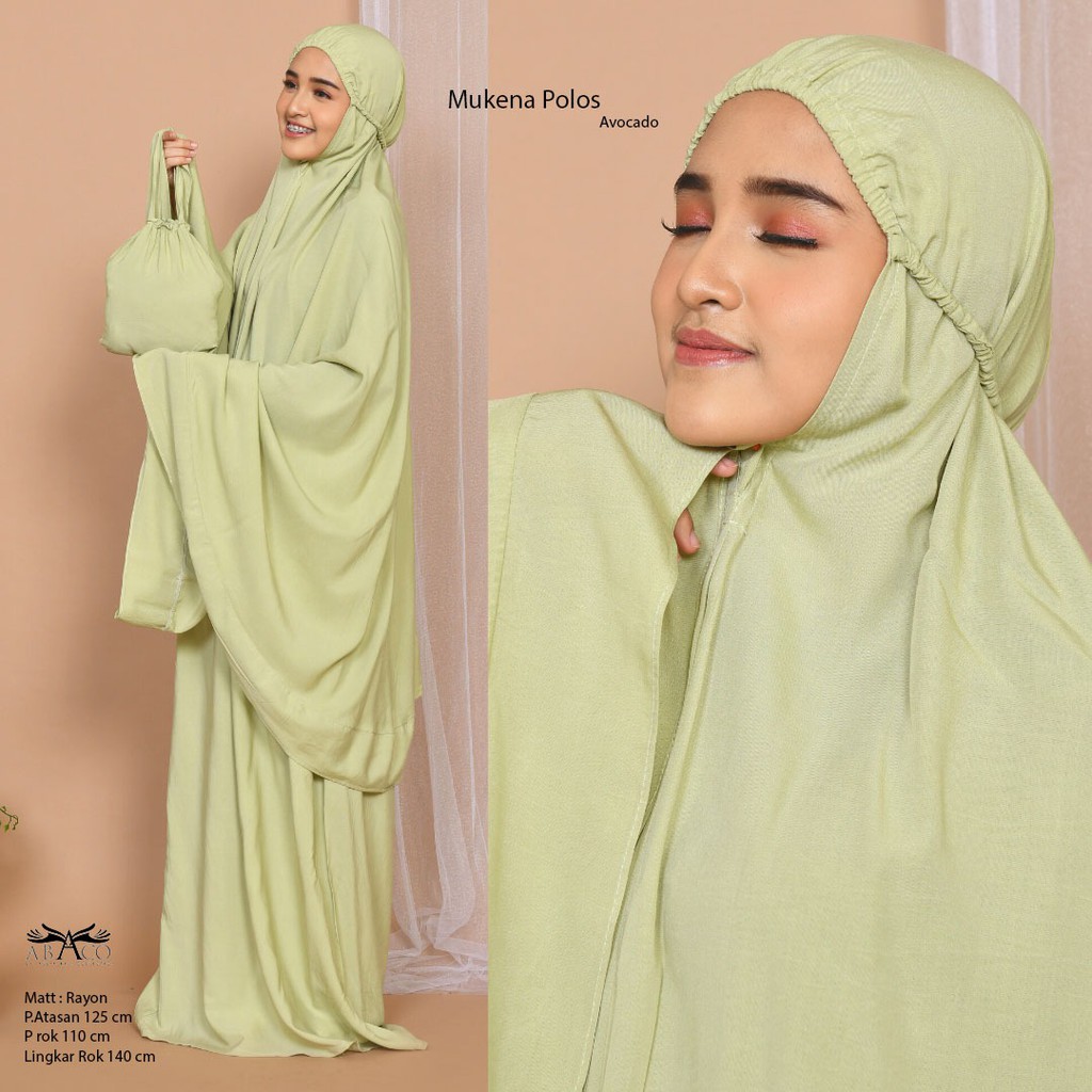 Mukena Bali Jumbo remple Polos Aulia