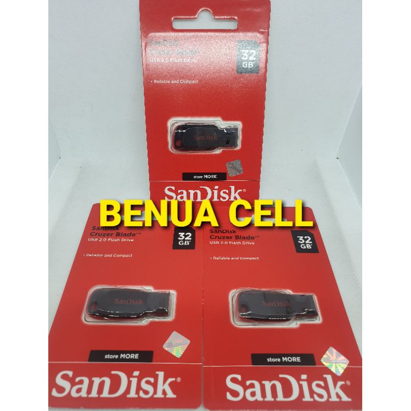 FLASHDISK SANDISK 32GB - FD SANDISK 32GB ORIGINAL RESMI