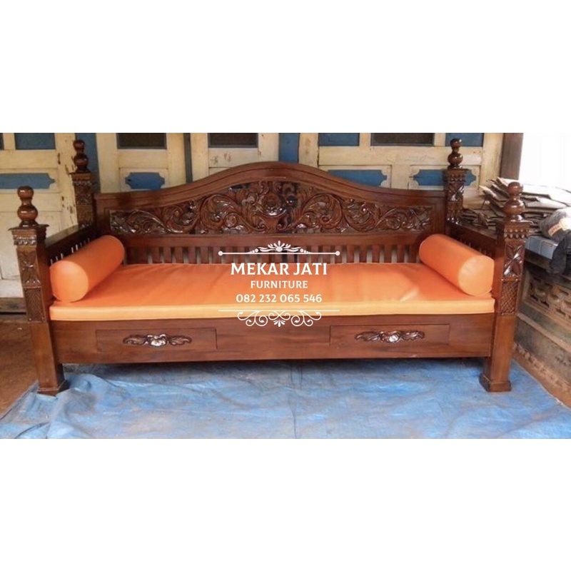 Set Bangku Rahwana Jati Ukir Furniture Jepara