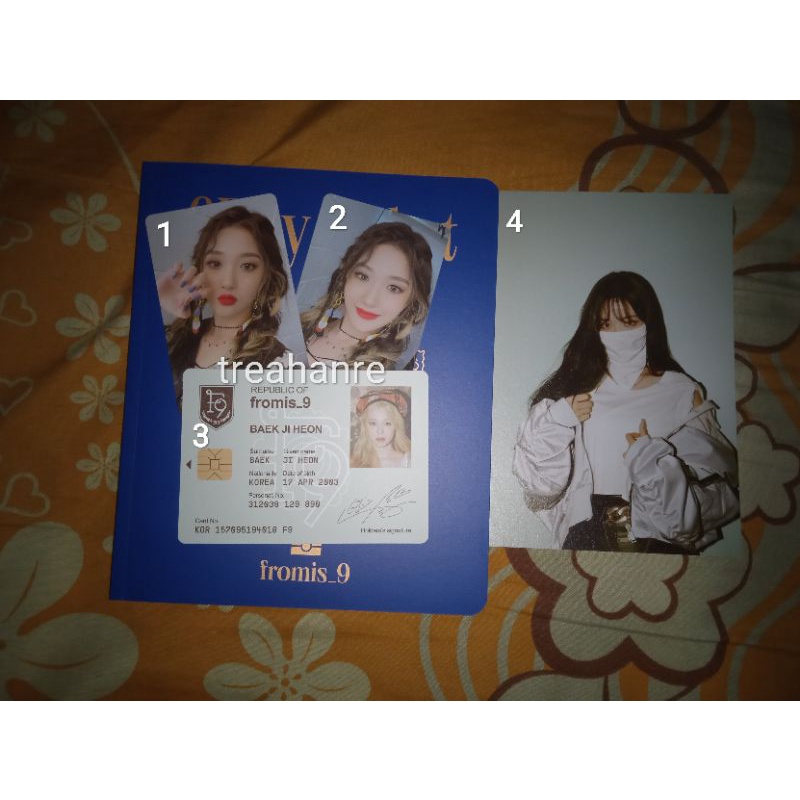 [ALL BOOKED] PHOTOCARD FROMIS 9 SEOYEON JIHEON CHAEYOUNG POSTCARD ID CARD PC FROMIS_9