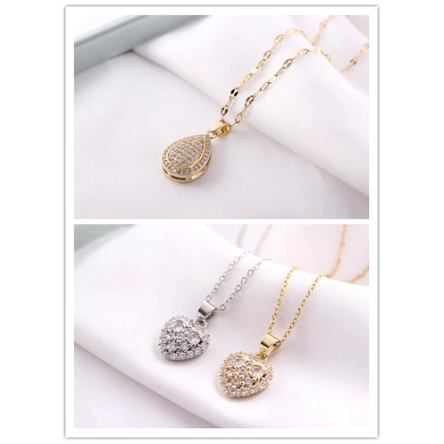 Kalung Titanium Mata Full Perhiasan Fashion 137.110