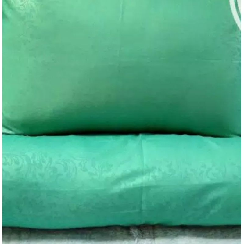 1 set sarung bantal dan guling polos/embos super lembut