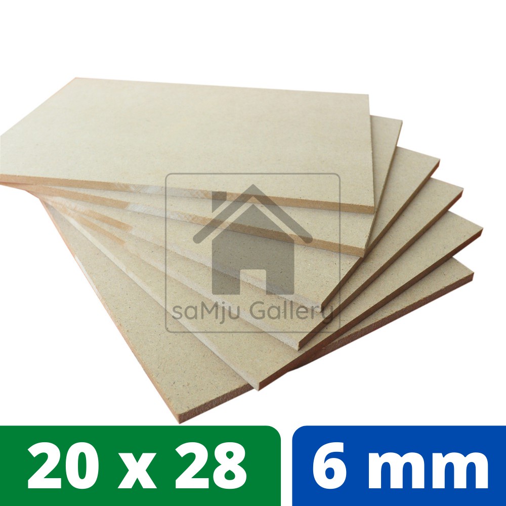 Jual Papan MDF Premium Tebal 6 mm 20 X 28 CM Indonesia