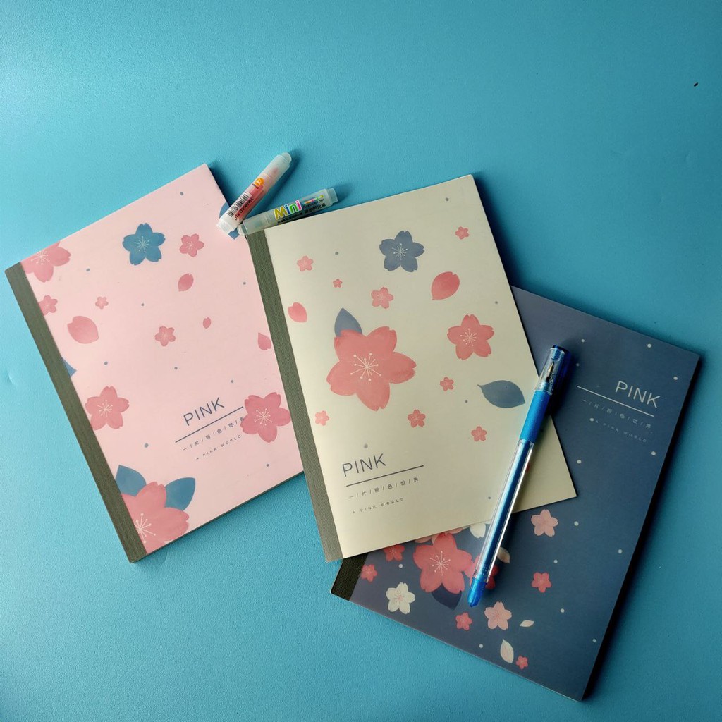 

[410023] Buku Diary / Notebook A5 / Buku Agenda Flower (Bunga)