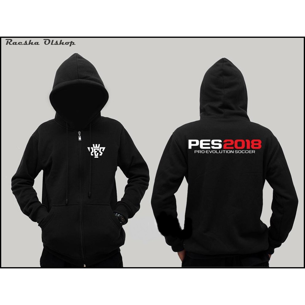 Jaket Game PES 2018 Zipper All Size - Big Size - S M L XL XXL XXXL XXXL XXXXL XXXXXL