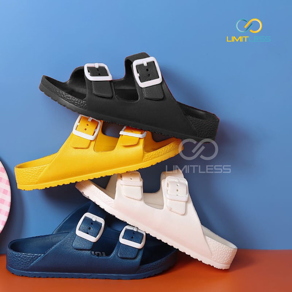 Sandal Anak Cowok Cewek Slop Eva Lucu Sendal Slip On Anak Laki Laki Perempuan Selop Santai Strap Dua