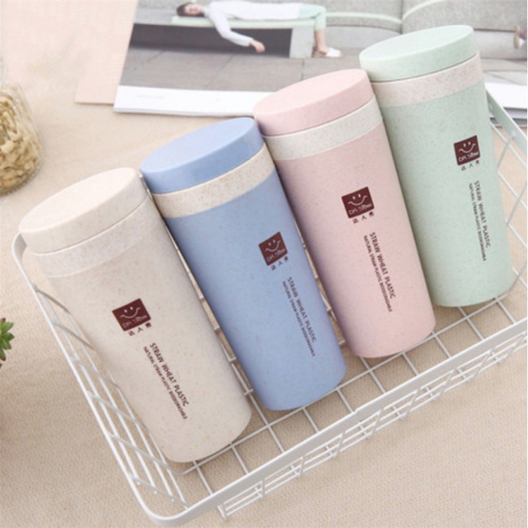 Jual Mug Cangkir Tumbler Botol Minum Wheat Straw Bottle Ramah Lingkungan Indonesia Shopee Indonesia