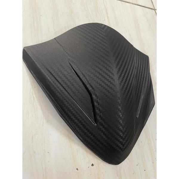 visor honda beat fi black dan karbon carbon