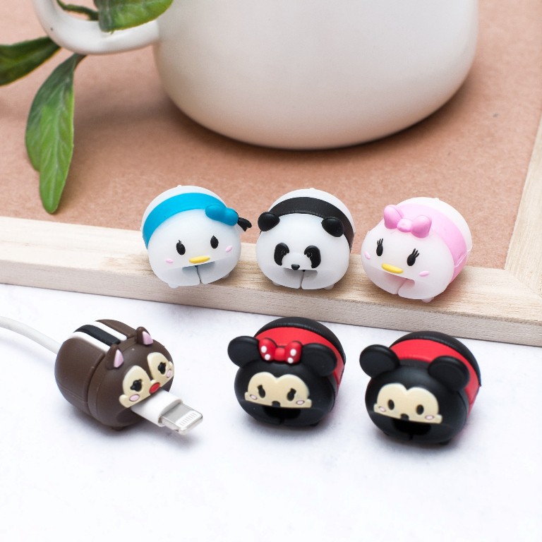 PREMIUM    READY STOCK JKT | Cable Bite/Pelindung Kabel/Cable Saver/Cable Protector - Disney Ufufy