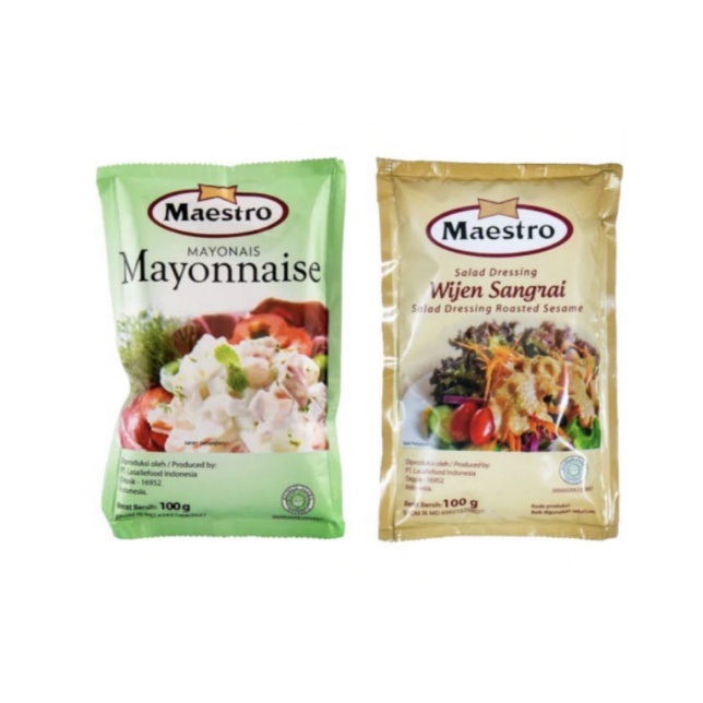 

Maestro All Variant Light & Salad Dressing Wijen Sangrai 100 gram