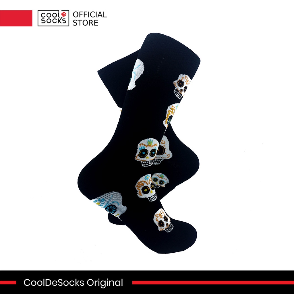 Kaos Kaki CoolDeSocks Original | Aztec - Skulls